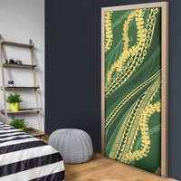 Polynesian Puakeniken Pikake Twisted Lei Door Cover Emerald LT7 - Polynesian Pride