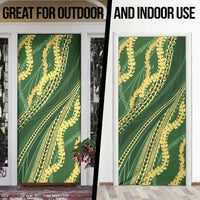 Polynesian Puakeniken Pikake Twisted Lei Door Cover Emerald LT7 - Polynesian Pride