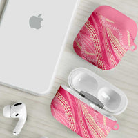 Polynesian Puakeniken Pikake Twisted Lei AirPods Case Rose Pink - Polynesian Pride