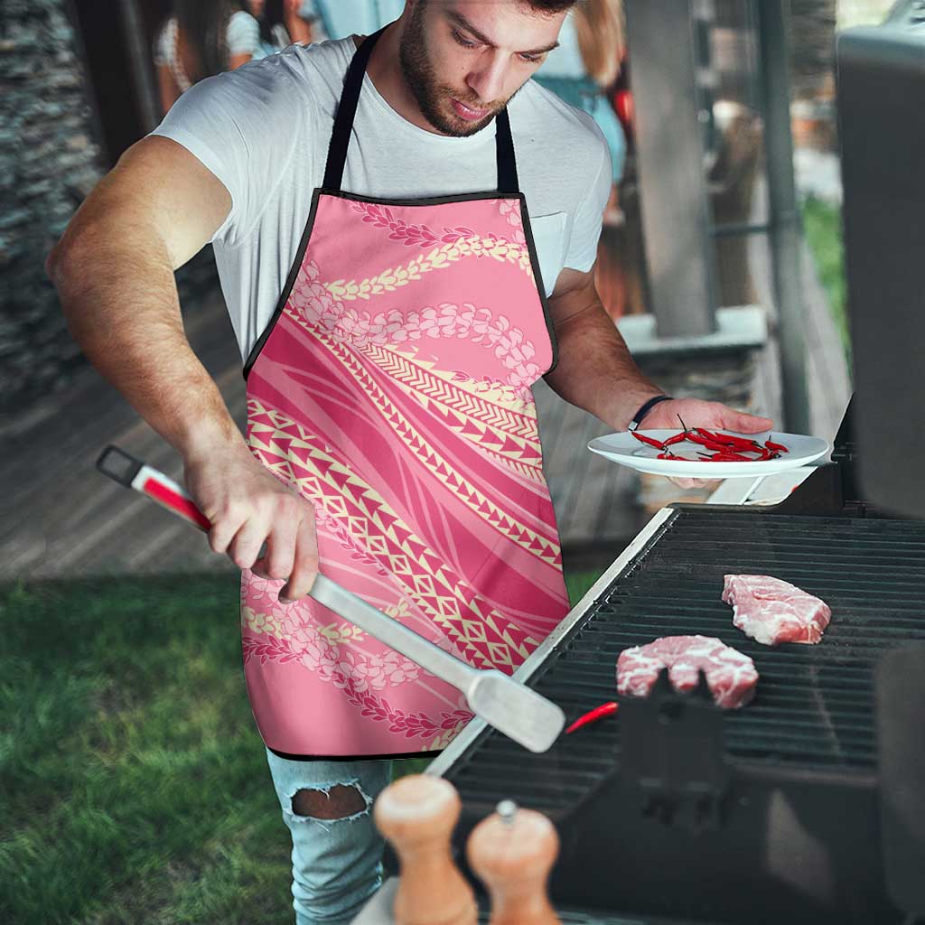 Polynesian Puakeniken Pikake Twisted Lei Apron Rose Pink LT7 - Polynesian Pride