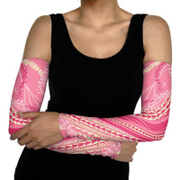 Polynesian Puakeniken Pikake Twisted Lei Arm Sleeves Rose Pink LT7 - Polynesian Pride
