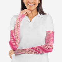 Polynesian Puakeniken Pikake Twisted Lei Arm Sleeves Rose Pink LT7 - Polynesian Pride