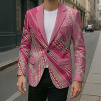 Polynesian Puakeniken Pikake Twisted Lei Blazer Rose Pink - Polynesian Pride