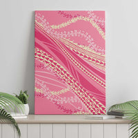 Polynesian Puakeniken Pikake Twisted Lei Canvas Wall Art Rose Pink LT7 - Polynesian Pride