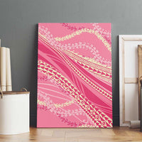 Polynesian Puakeniken Pikake Twisted Lei Canvas Wall Art Rose Pink LT7 - Polynesian Pride