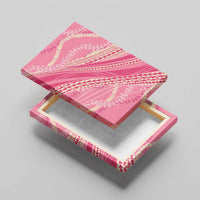 Polynesian Puakeniken Pikake Twisted Lei Canvas Wall Art Rose Pink LT7 - Polynesian Pride
