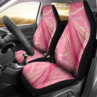 Polynesian Puakeniken Pikake Twisted Lei Car Seat Cover Rose Pink - Polynesian Pride