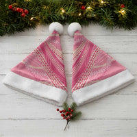 Polynesian Puakeniken Pikake Twisted Lei Christmas Santa Hat Rose Pink - Polynesian Pride