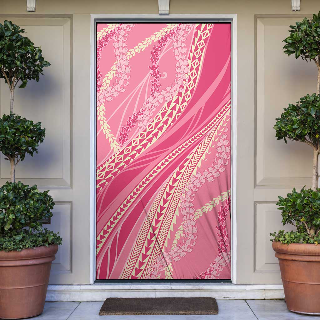 Polynesian Puakeniken Pikake Twisted Lei Door Cover Rose Pink LT7 Rose Pink - Polynesian Pride