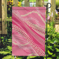 Polynesian Puakeniken Pikake Twisted Lei Garden Flag Rose Pink - Polynesian Pride