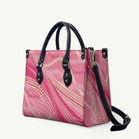 Polynesian Puakeniken Pikake Twisted Lei Leather Bag Rose Pink LT7 Rose Pink - Polynesian Pride