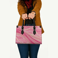 Polynesian Puakeniken Pikake Twisted Lei Leather Bag Rose Pink LT7 - Polynesian Pride