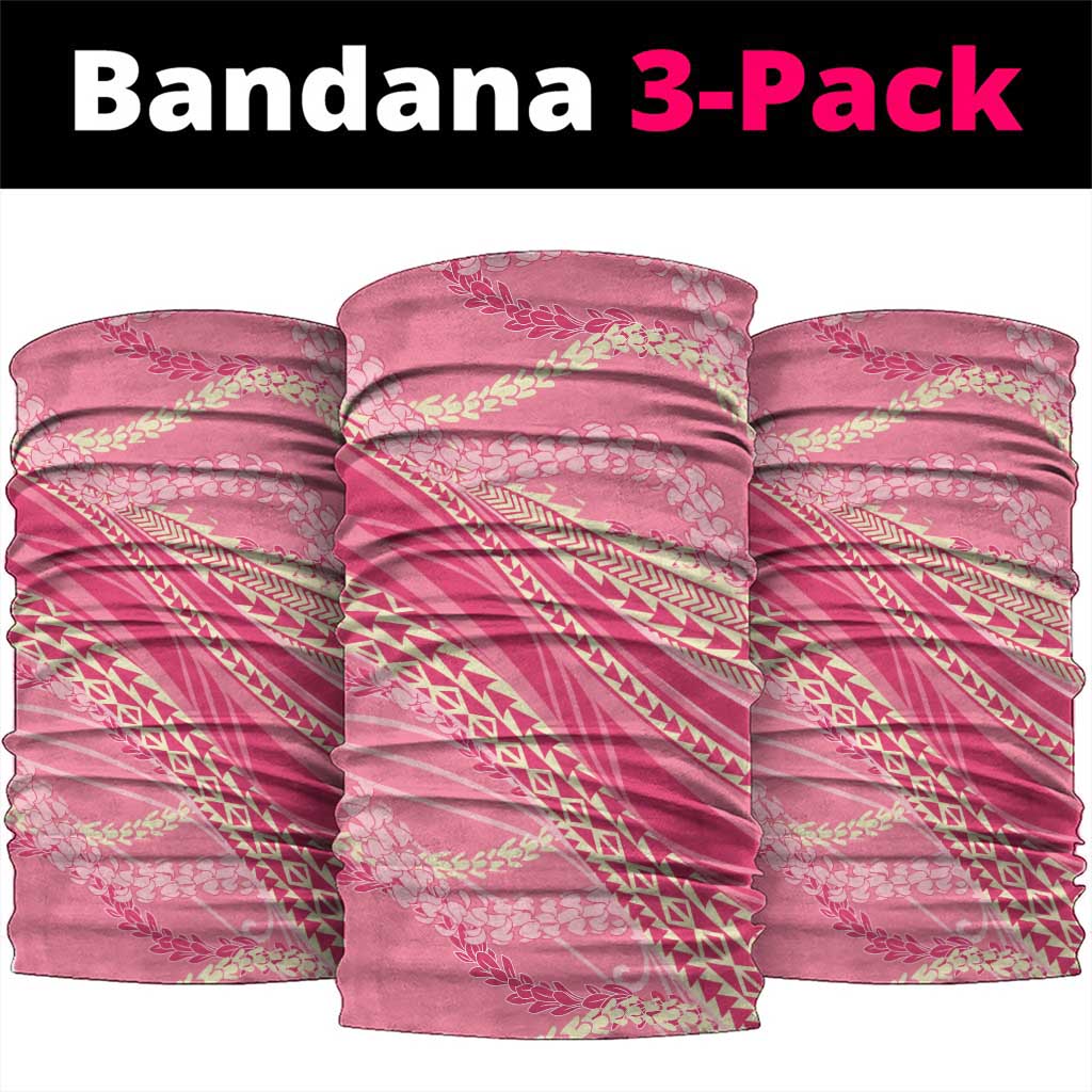 Polynesian Puakeniken Pikake Twisted Lei Neck Gaiter Rose Pink - Polynesian Pride
