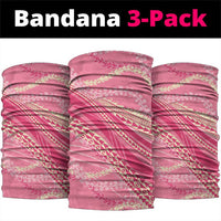 Polynesian Puakeniken Pikake Twisted Lei Neck Gaiter Rose Pink - Polynesian Pride