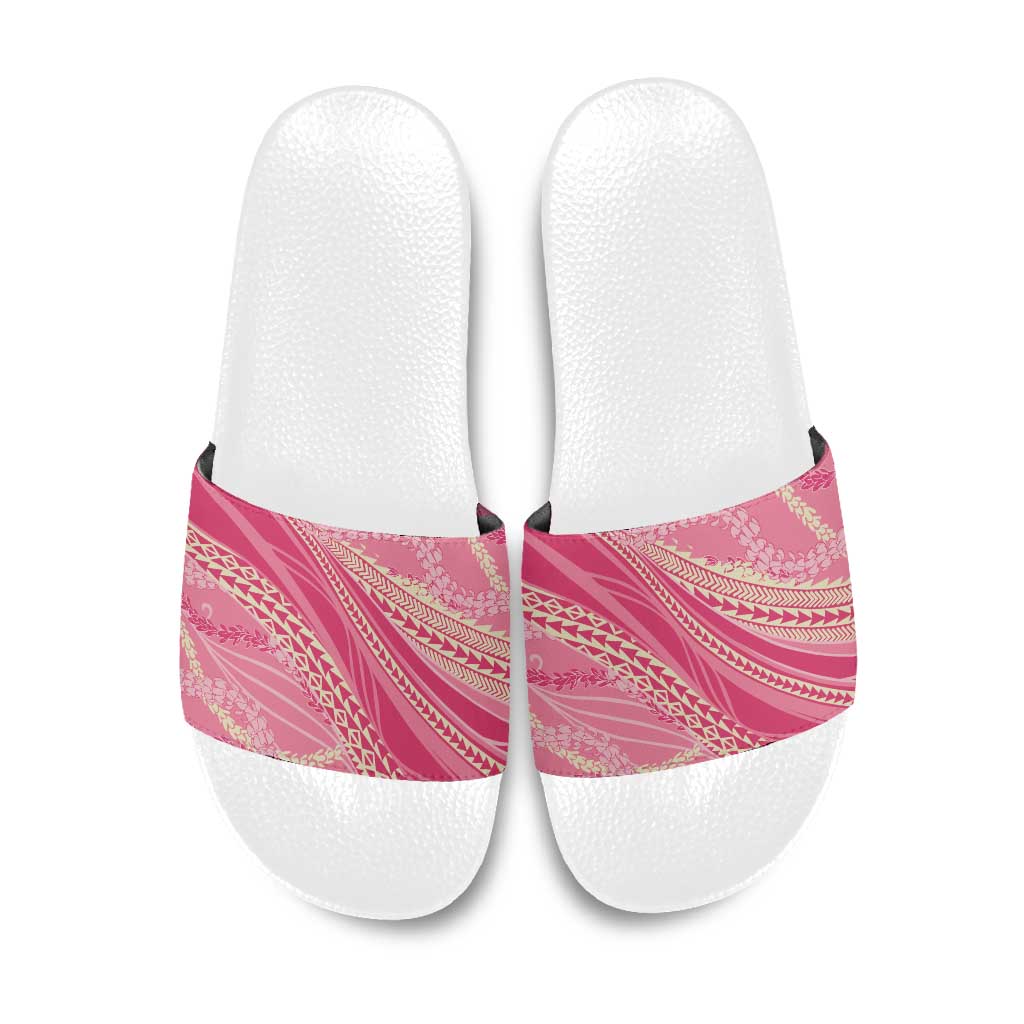 Polynesian Puakeniken Pikake Twisted Lei Slide Sandals Rose Pink LT7 Rose Pink - Polynesian Pride