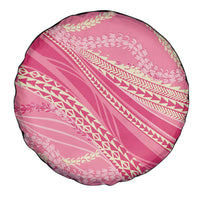 Polynesian Puakeniken Pikake Twisted Lei Spare Tire Cover Rose Pink - Polynesian Pride