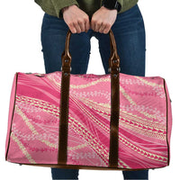 Polynesian Puakeniken Pikake Twisted Lei Travel Bag Rose Pink - Polynesian Pride
