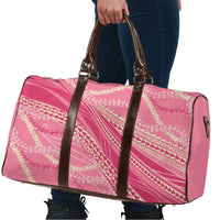 Polynesian Puakeniken Pikake Twisted Lei Travel Bag Rose Pink - Polynesian Pride