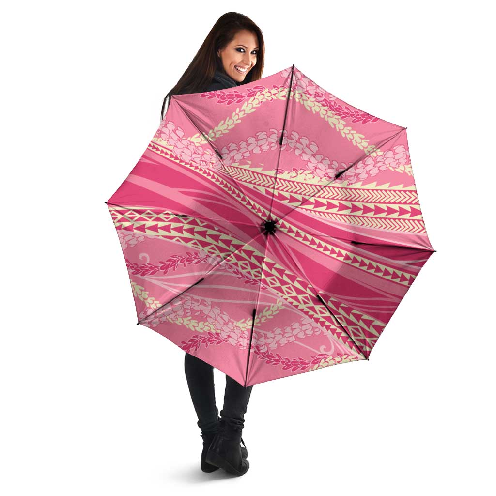 Polynesian Puakeniken Pikake Twisted Lei Umbrella Rose Pink LT7 - Polynesian Pride
