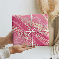 Polynesian Puakeniken Pikake Twisted Lei Wrapping Paper Rose Pink