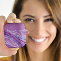 Polynesian Puakeniken Pikake Twisted Lei AirPods Case Amethys - Polynesian Pride