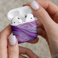 Polynesian Puakeniken Pikake Twisted Lei AirPods Case Amethys - Polynesian Pride
