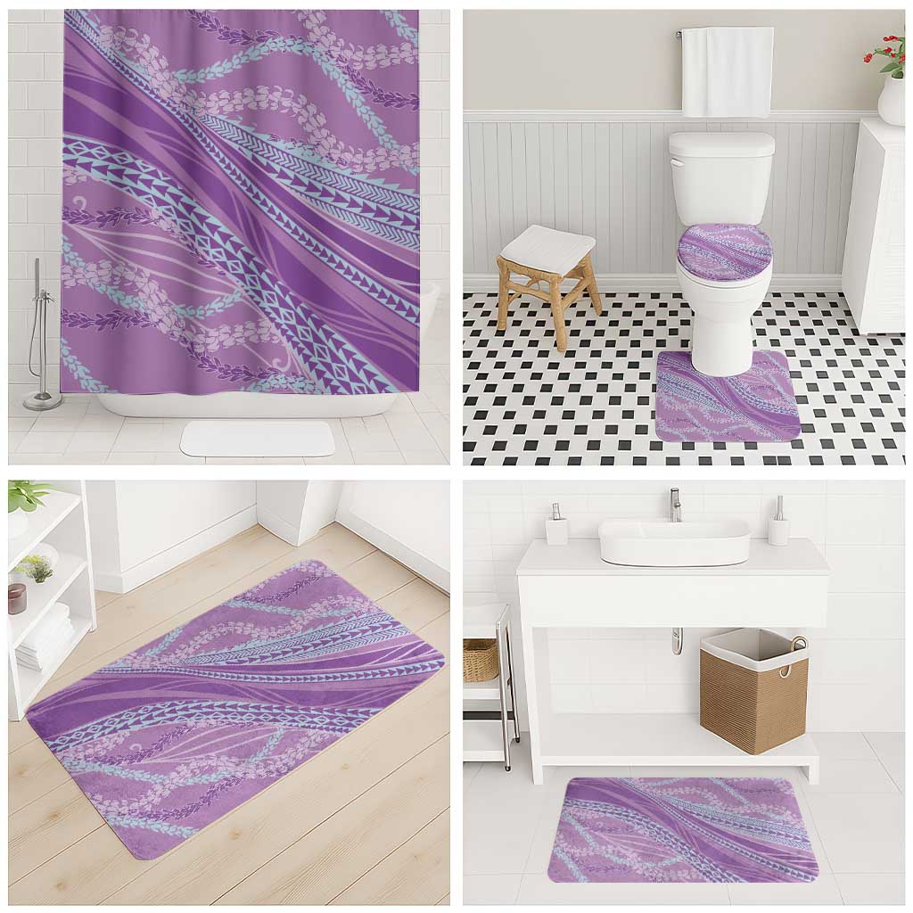 Polynesian Puakeniken Pikake Twisted Lei Bathroom Set Amethys - Polynesian Pride
