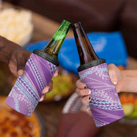 Polynesian Puakeniken Pikake Twisted Lei 4 in 1 Can Cooler Tumbler Amethys LT7 - Polynesian Pride
