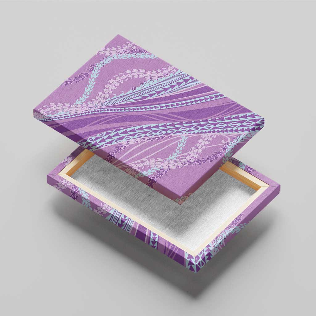 Polynesian Puakeniken Pikake Twisted Lei Canvas Wall Art Amethys LT7 - Polynesian Pride