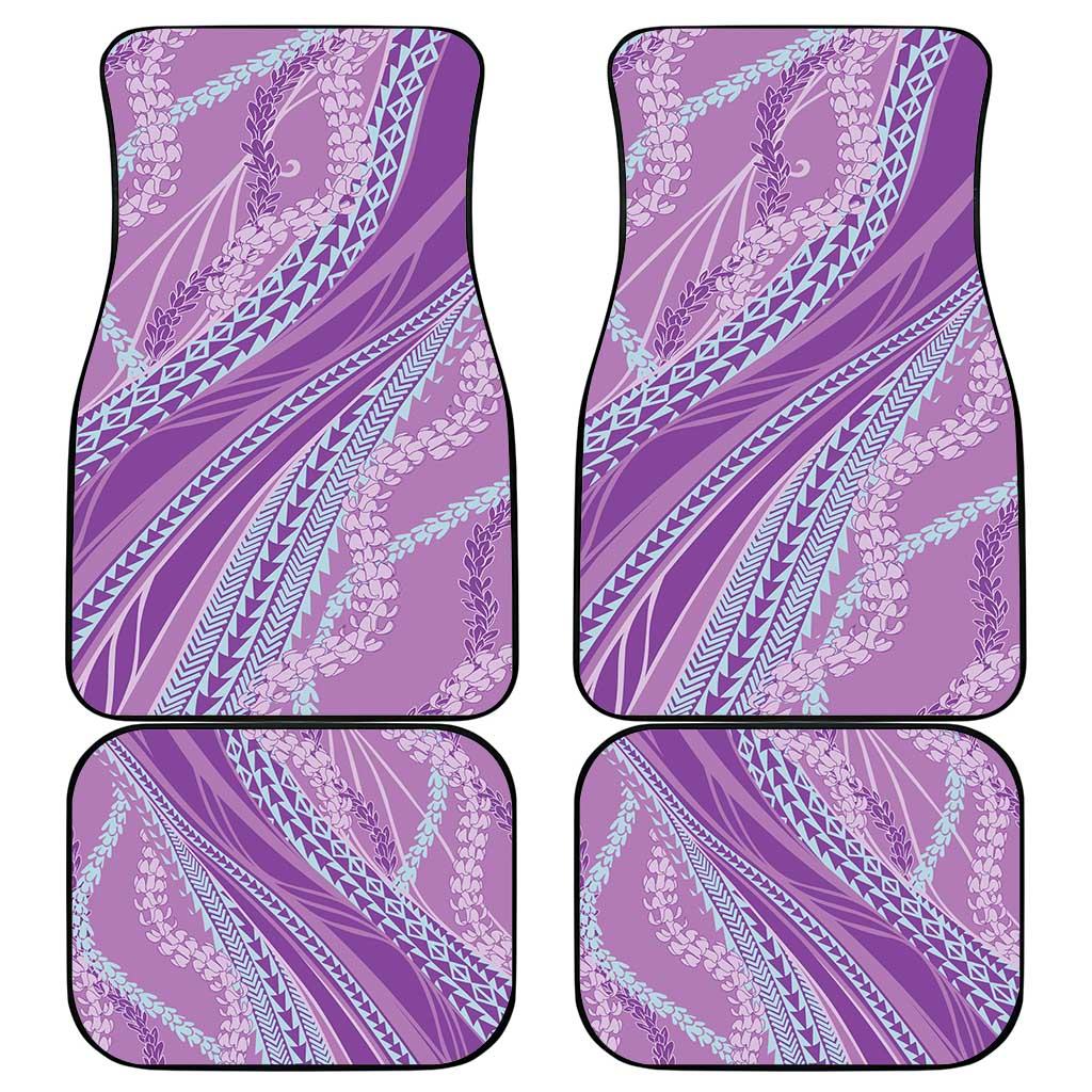 Polynesian Puakeniken Pikake Twisted Lei Car Mats Amethys LT7 - Polynesian Pride