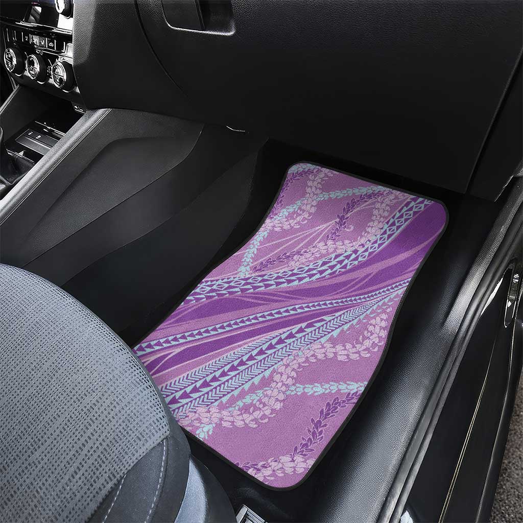 Polynesian Puakeniken Pikake Twisted Lei Car Mats Amethys LT7 - Polynesian Pride