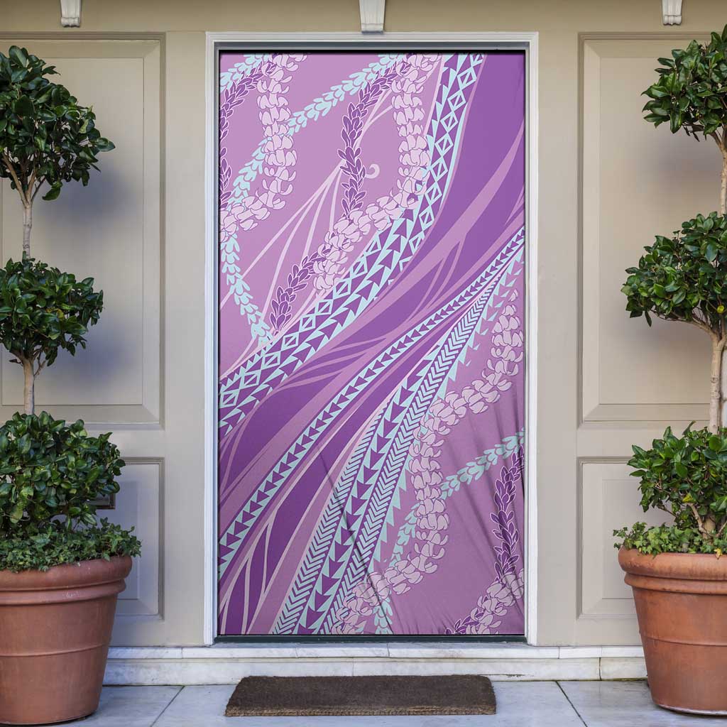 Polynesian Puakeniken Pikake Twisted Lei Door Cover Amethys LT7 Amethys - Polynesian Pride