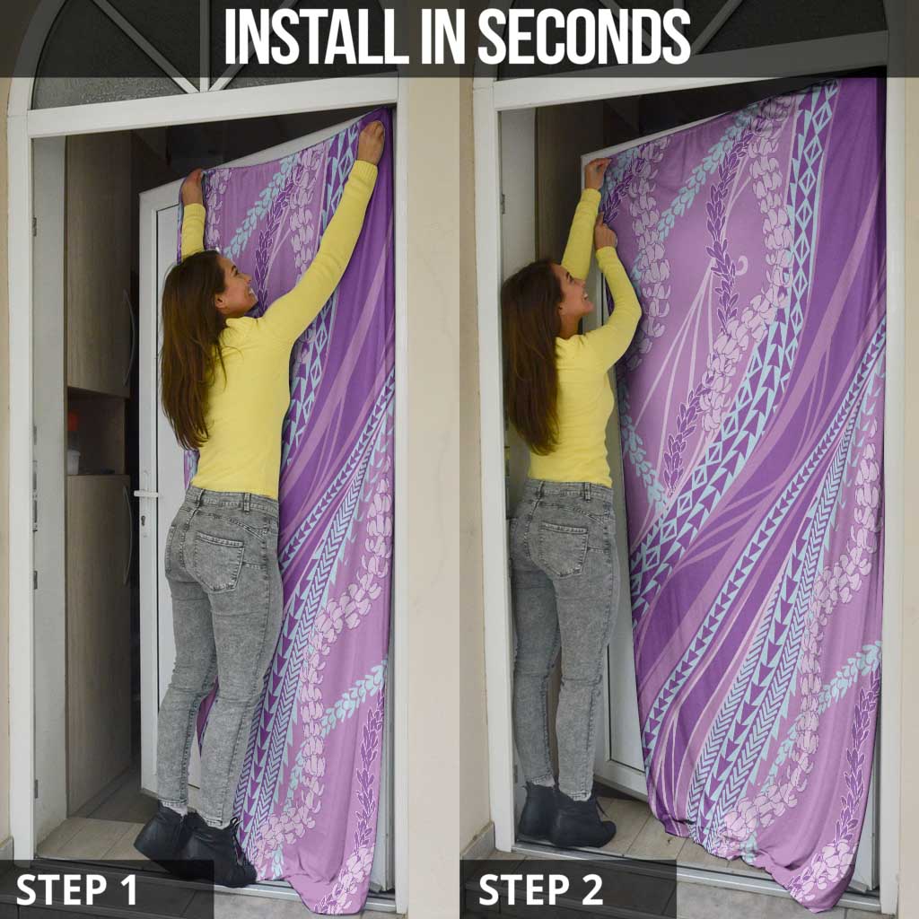 Polynesian Puakeniken Pikake Twisted Lei Door Cover Amethys LT7 - Polynesian Pride