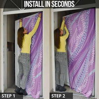 Polynesian Puakeniken Pikake Twisted Lei Door Cover Amethys LT7 - Polynesian Pride