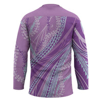 Polynesian Puakeniken Pikake Twisted Lei Hockey Jersey Amethys - Polynesian Pride
