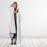 Polynesian Puakeniken Pikake Twisted Lei Hooded Blanket Amethys LT7 - Polynesian Pride