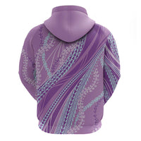 Polynesian Puakeniken Pikake Twisted Lei Hoodie Amethys - Polynesian Pride