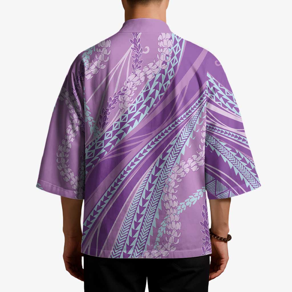 Polynesian Puakeniken Pikake Twisted Lei Kimono Amethys - Polynesian Pride
