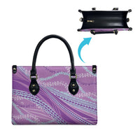 Polynesian Puakeniken Pikake Twisted Lei Leather Bag Amethys LT7 - Polynesian Pride