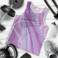 Polynesian Puakeniken Pikake Twisted Lei Men Tank Top Amethys LT7 - Polynesian Pride
