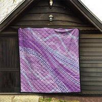 Polynesian Puakeniken Pikake Twisted Lei Quilt Amethys - Polynesian Pride