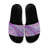 Polynesian Puakeniken Pikake Twisted Lei Slide Sandals Amethys LT7 Amethys - Polynesian Pride