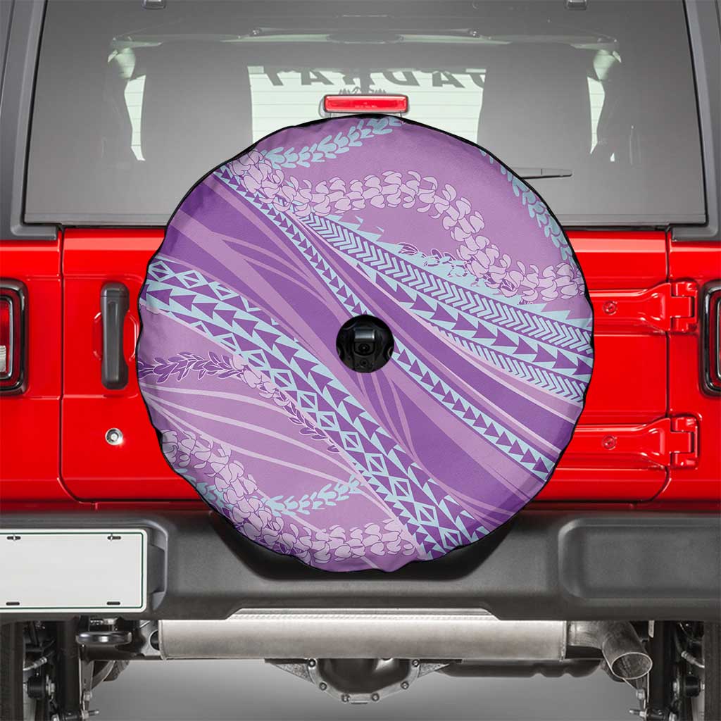 Polynesian Puakeniken Pikake Twisted Lei Spare Tire Cover Amethys - Polynesian Pride