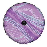 Polynesian Puakeniken Pikake Twisted Lei Spare Tire Cover Amethys - Polynesian Pride