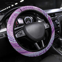 Polynesian Puakeniken Pikake Twisted Lei Steering Wheel Cover Amethys LT7 Universal Fit Amethys - Polynesian Pride