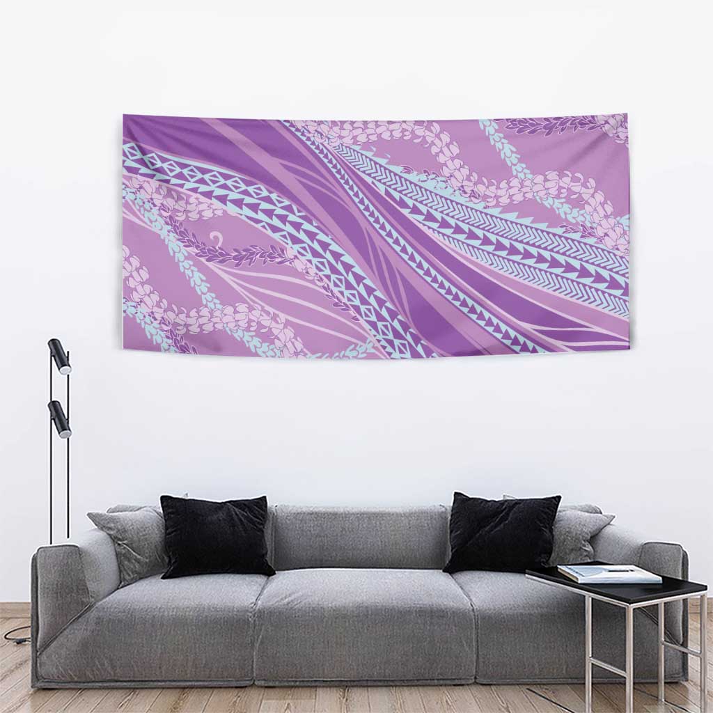 Polynesian Puakeniken Pikake Twisted Lei Tapestry Amethys - Polynesian Pride