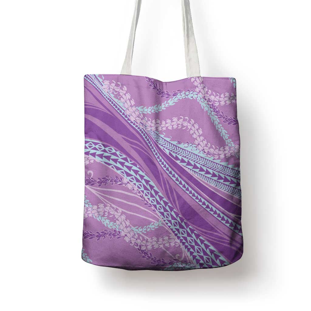 Polynesian Puakeniken Pikake Twisted Lei Tote Bag Amethys - Polynesian Pride