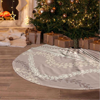 Polynesian Puakeniken Pikake Twisted Lei Tree Skirt Beige LT7 - Polynesian Pride
