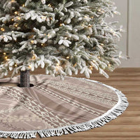 Polynesian Puakeniken Pikake Twisted Lei Tree Skirt Beige LT7 - Polynesian Pride