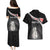 Personalised New Zealand Maori Couples Matching Puletasi and Hawaiian Shirt Manaia Mix Koru LT7 - Polynesian Pride